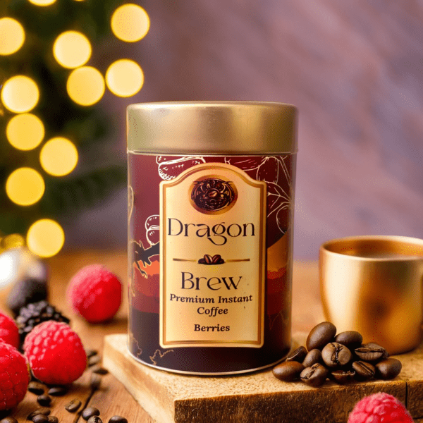 Berries Flavored Instant Coffee | Dragon Brew