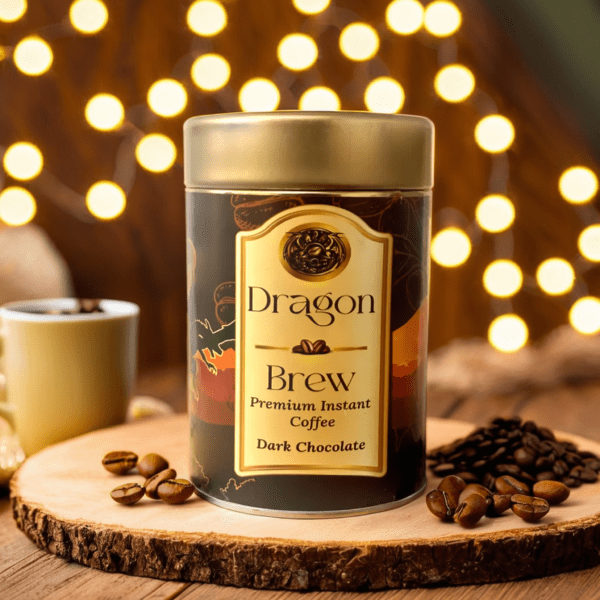 Belgium Chocolate Flavored Instant Coffee | Dragon Brew