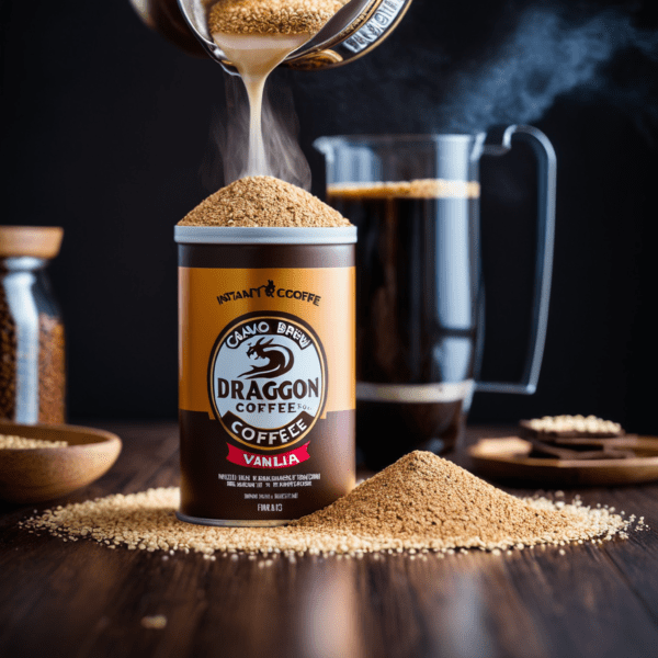 Vanilla Flavored Instant Coffee | Dragon Brew